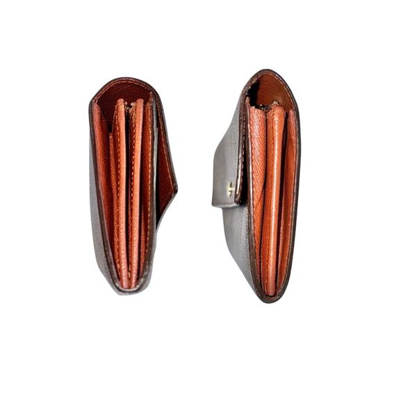 Louis Vuitton Monogram Portefeuille Sarah Long Wallet Brown Vintage - Picture 6 of 9